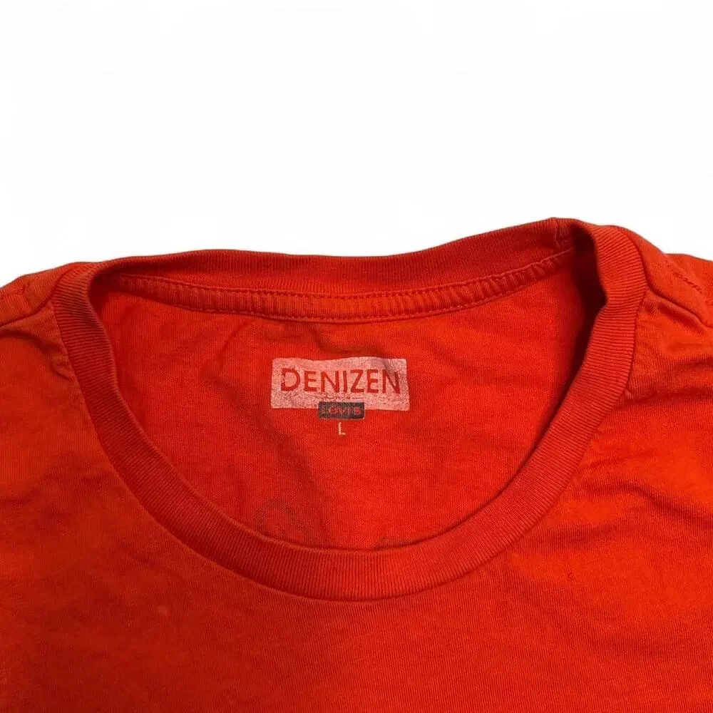 Denizen Levi’s Orange Motorcycle Club Graphic Tee Large